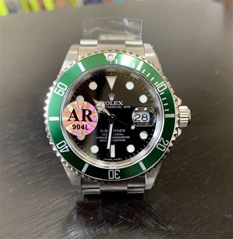 qualität rolex clone arf vers.2|ARF 16610 LV Submariner 904L Kermit photo review.